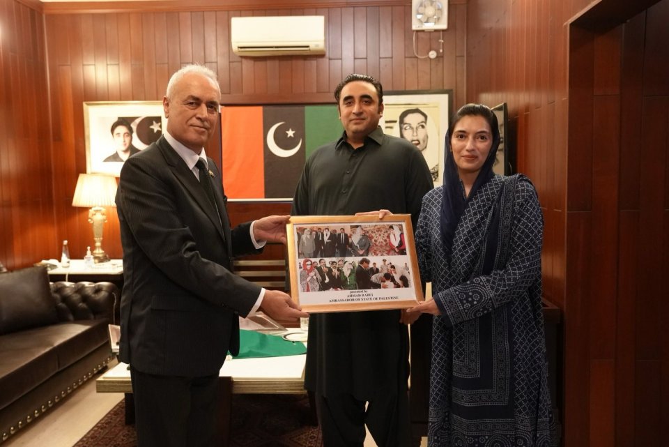 His Excellency Ahmed Jawad Amin Rabei, the Ambassador, State of Palestine, paid a visit to Bilawal House to meet with Pakistan People’s Party (PPP) Chairman Bilawal Bhutto Zardari and MNA Bibi Aseefa Bhutto Zardari here on Wednesday.