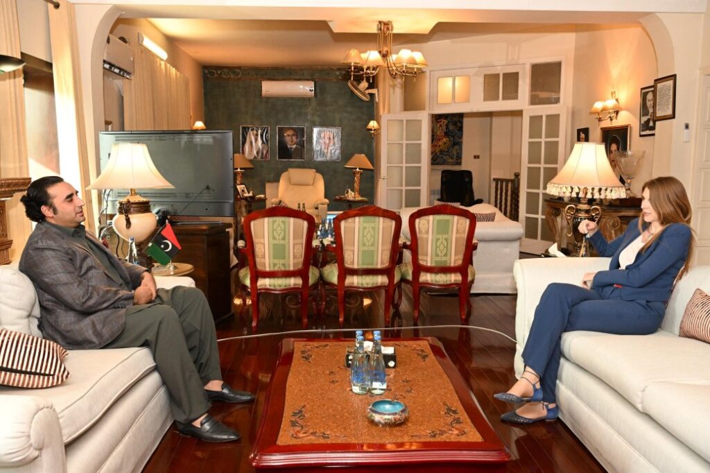 British High Commissioner calls on Chairman Bilawal at Zardari House, Islamabad