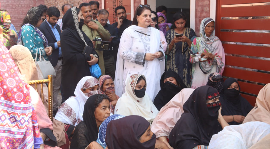 Chairperson BISP, Senator Rubina Khalid address in Faisalabad