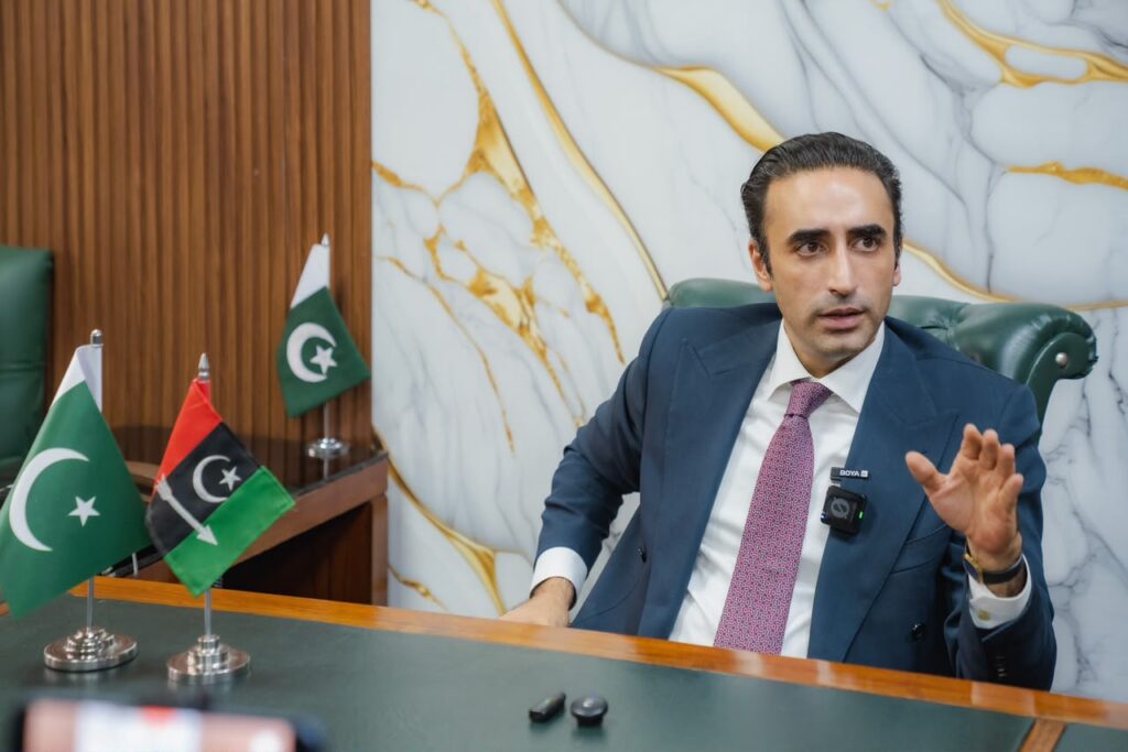 Chairman PPP addresses media at the National Assembly